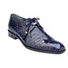 Belvedere Lago Navy Alligator Men's Dress Shoe