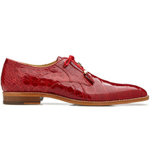 Belvedere Lago - Red Genuine Crocodile Leather Loafers