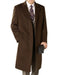 Men'S Dress Coat Long Wool Winter Dress Knee Length Men'S Overcoat Coat Reg: $1495 Luxurious High-Quality 10% Cashmere Premium Top Coat Brown
