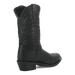 Laredo East Bound Black Pig Skin Leather Boots