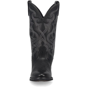 Laredo Maddie Black Round Toe Leather Women Boots