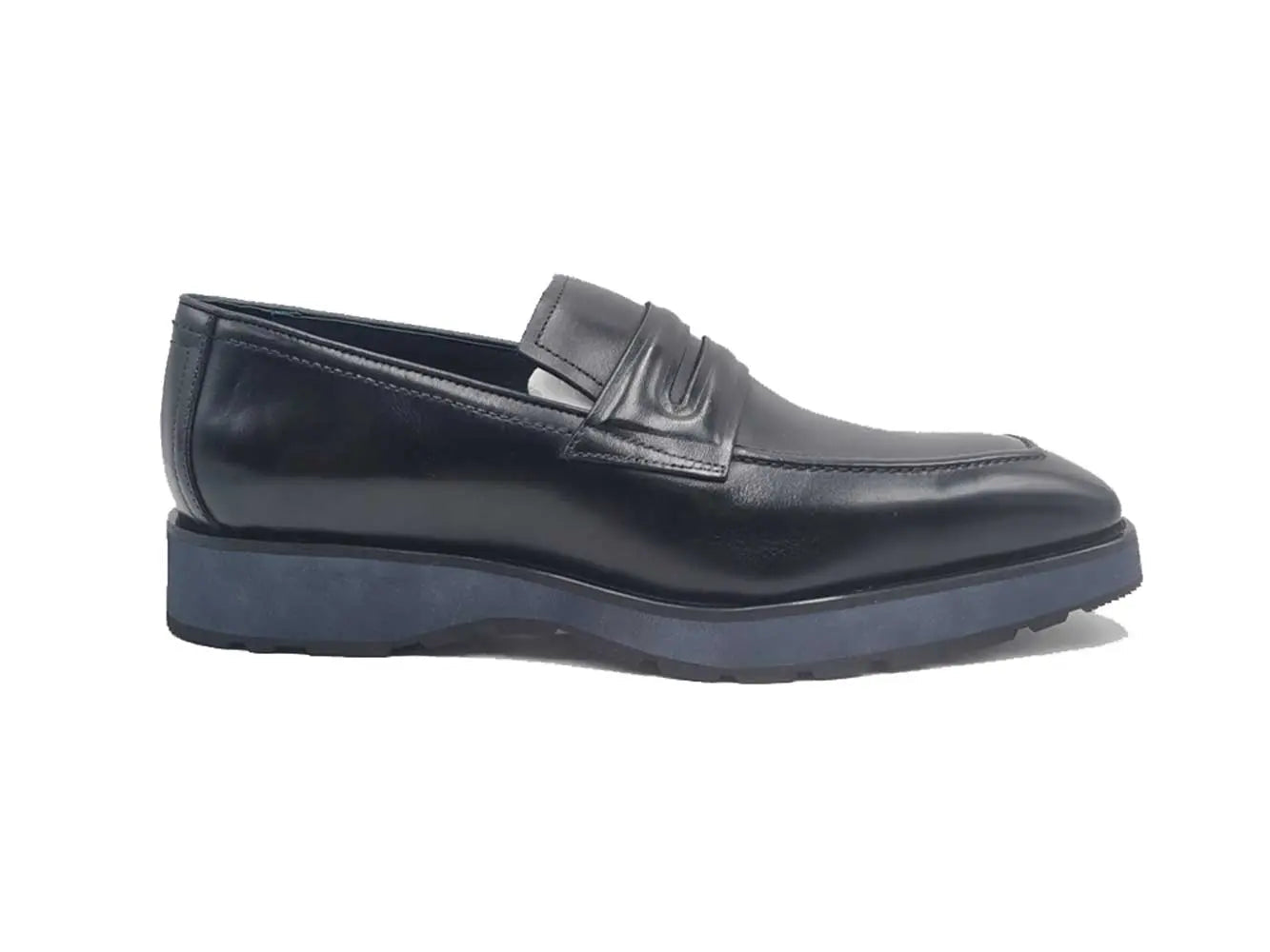 Leather Penny Loafer in Chunky Sole - Image 18