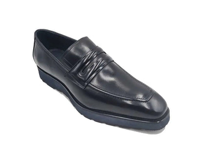 Leather Penny Loafer in Chunky Sole - Image 19