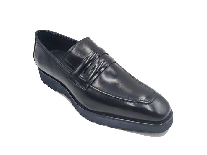 Leather Penny Loafer in Chunky Sole - Image 19