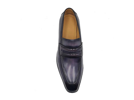 Leather Penny Loafer in Chunky Sole - Image 5