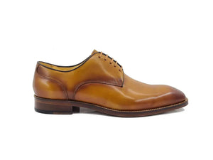 Leather Sole Plain Toe Burnished Blucher - Image 2