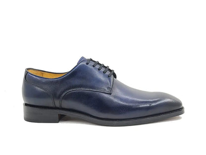 Leather Sole Plain Toe Burnished Blucher - Image 12