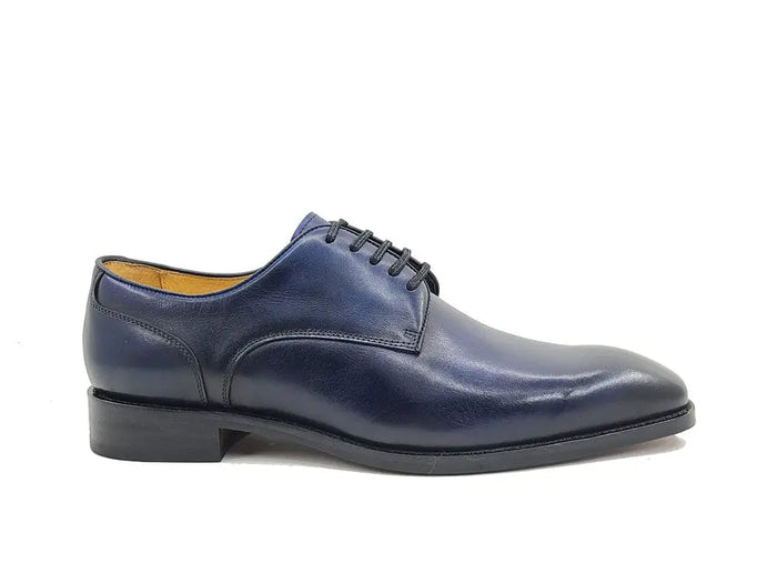 Leather Sole Plain Toe Burnished Blucher - Image 12