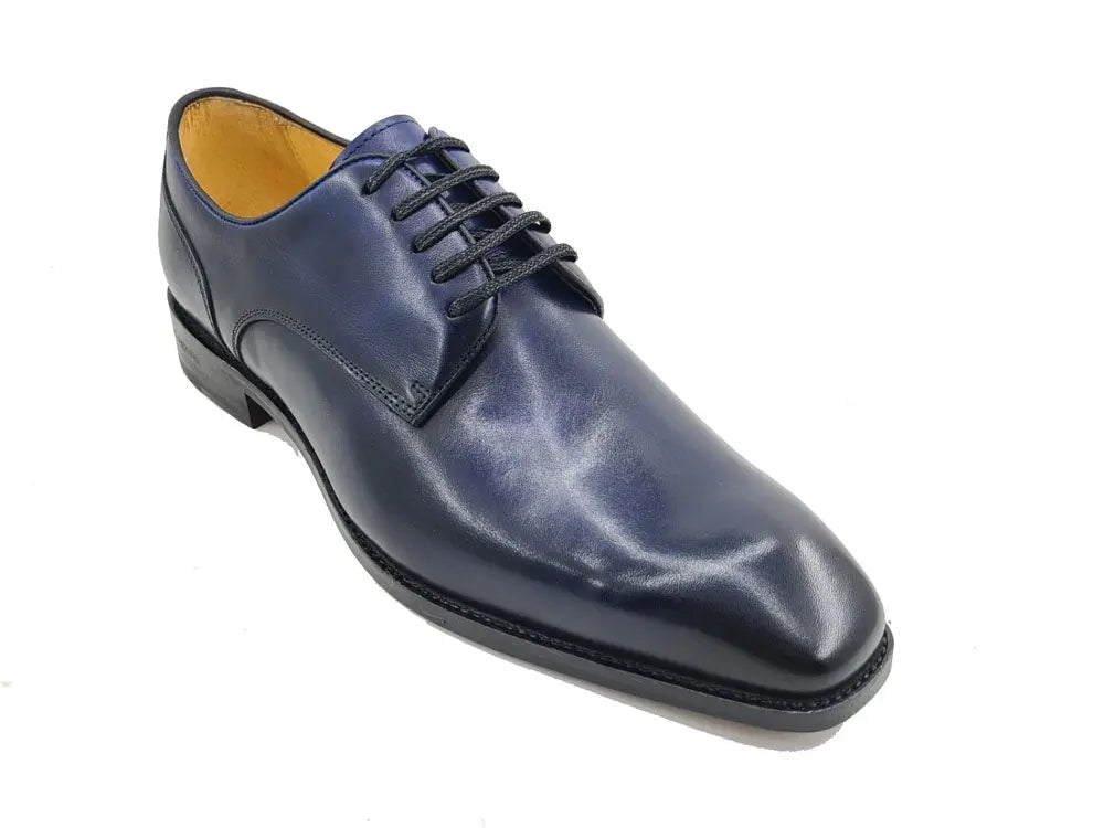 Leather Sole Plain Toe Burnished Blucher - Image 13