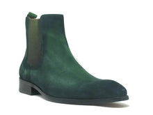 Carrucci Leather Suede Chelsea High Boots