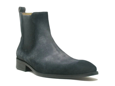 Leather Suede Chelsea High Boots - Image 3