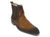 Carrucci Leather Suede Chelsea High Boots