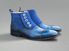 Carrucci Leather & Suede Slip-On Boot