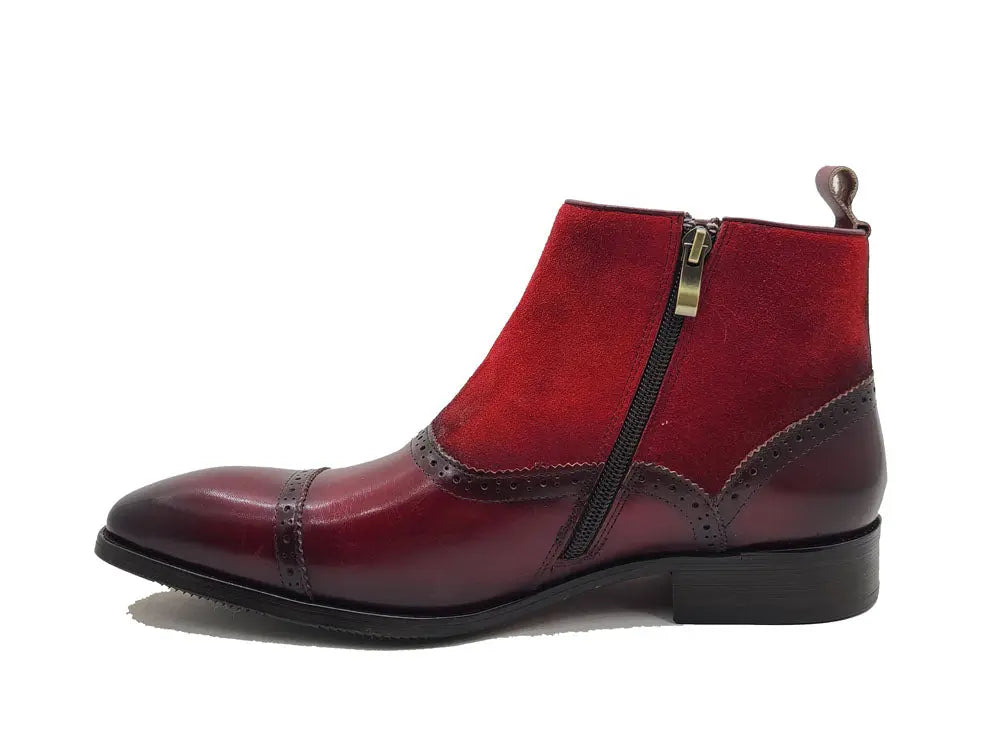Leather & Suede Slip-On Boot - Image 8
