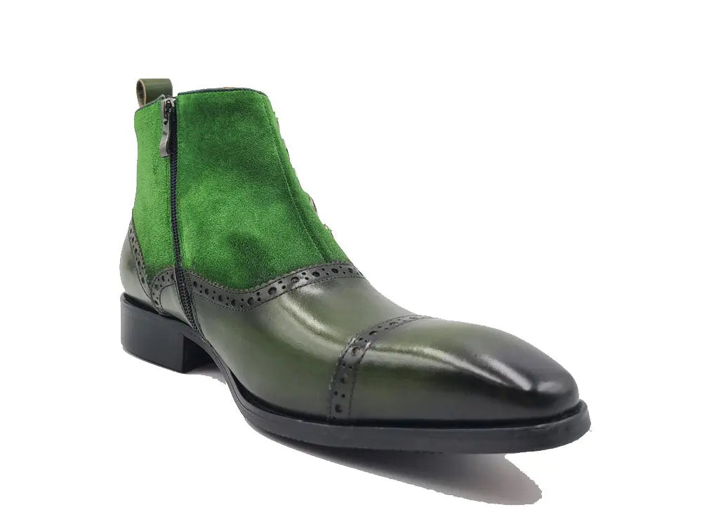 Leather & Suede Slip-On Boot - Image 9