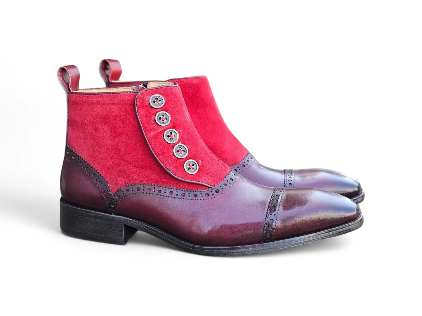 Leather & Suede Slip-On Boot - Image 7