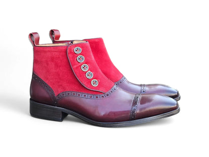 Leather & Suede Slip-On Boot - Image 7