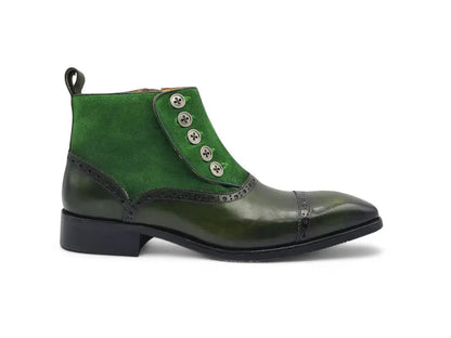 Leather & Suede Slip-On Boot - Image 10