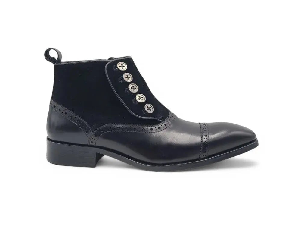 Leather & Suede Slip-On Boot - Image 4