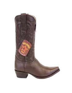 Mens Los Altos Genuine Deer Leather Brown