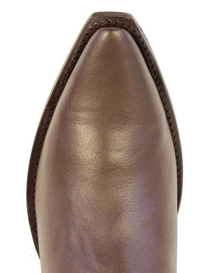 Mens Los Altos Genuine Deer Leather Brown - Image 3