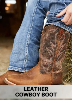 Leather Cowboy Boot