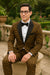 Mens Leopard Print Tuxedo with Black Satin Lapel and Bow Tie – Bold Animal Print Formal Suit
