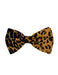 Men's Leopard - Animal Print Classic Design Bowties Brown and Black-Men's Neck Ties - Mens Dress Tie - Trendy Mens Ties