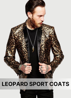 Leopard Sport Coats – Wild Pattern for a Bold Fashion Statement