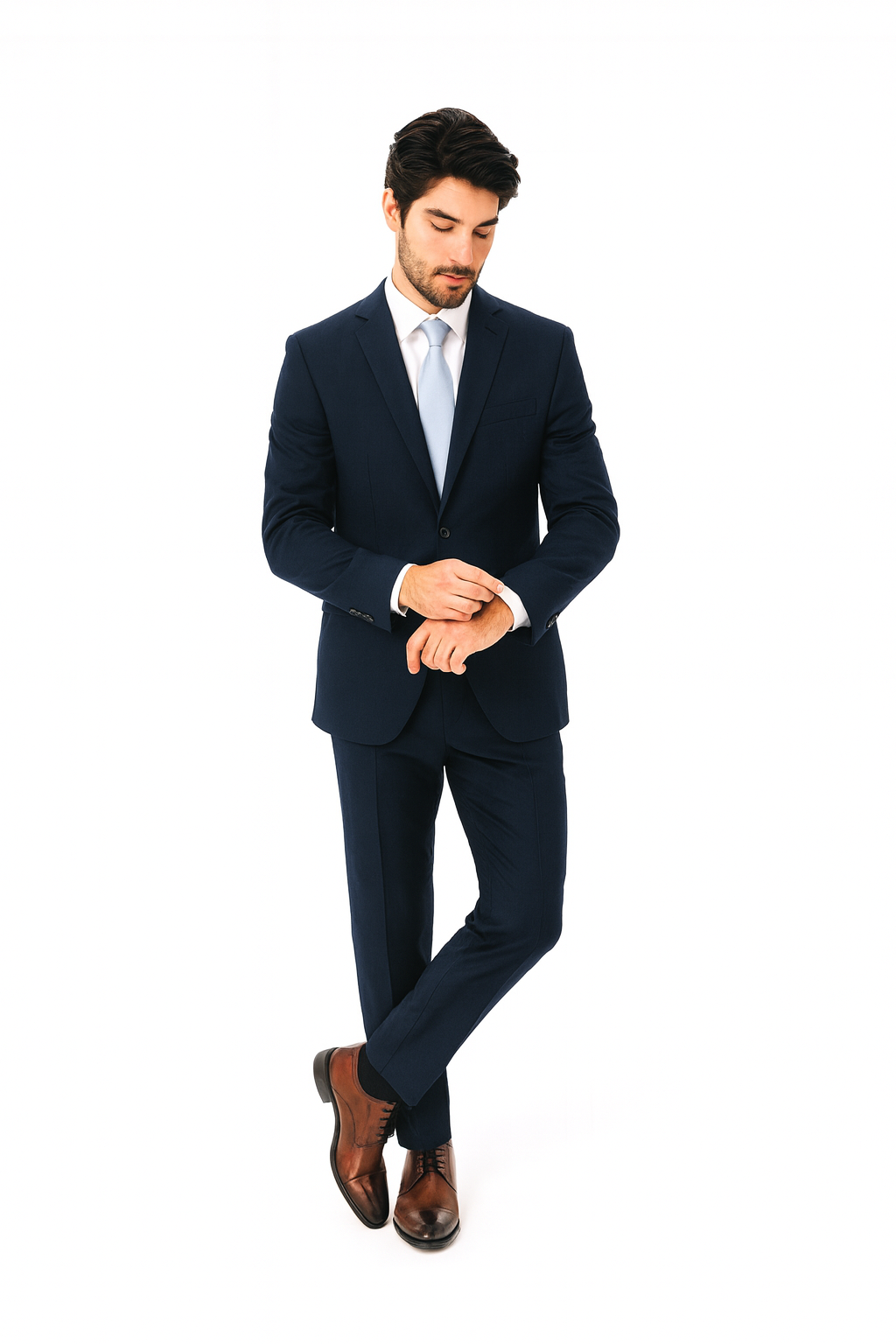 Renoir Suits - Renoir Fashion Verno Albani Men's Dark Navy Classic fit 2-Piece Suit