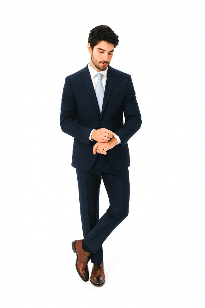 Renoir Suits - Renoir Fashion Verno Albani Men's Dark Navy Classic fit 2-Piece Suit