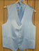 LIGHT BLUE  GROOMSMEN DRESS TUXEDO WEDDING Vest ~ Waistcoat ~ Waist coat & TIE SET Buy 10 of same color Tie For $25 Each - Men's Neck Ties - Mens Dress Tie - Trendy Mens Ties