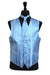 Dress Tuxedo Wedding Vest/Tie/Bowtie Sets (Light Blue Tone on Tone) Buy 10 of same color Tie For $25 Each - Men's Neck Ties - Mens Dress Tie - Trendy Mens Ties