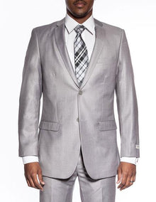 Extra Slim Fit Suit Mens Extra Slim Fit Wedding Prom Light Grey Skinny Suit