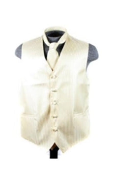 Dress Tuxedo Wedding Vest ~ Waistcoat ~ Waist coat Tie Set Egg Yoke Buy 10 of same color Tie For $25 Each - Men's Neck Ties - Mens Dress Tie - Trendy Mens Ties