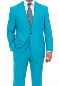 Light Blue Tuxedo - Baby Blue Tuxedo Wedding Tuxedo Suit Teal - Turquoise - RET208-19