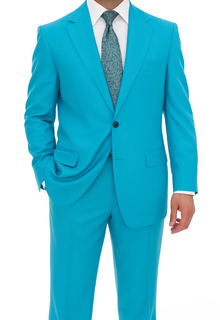 Light Blue Tuxedo - Baby Blue Tuxedo Wedding Tuxedo Suit Teal - Turquoise - RET208-19