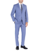Men's Light Blue Two-Piece  Classic Fit 2 Button Cheap Priced Business Suits Clearance Sale
