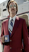 Ron Burgundy Suit - Light Burgundy Color Vested Suit