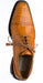 Alligator Mens Shoes Ferrini Light Cognac Stylish Color Cap Toe