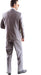 Men's Super 150's Poly/Viscose Wool Feel Single Breasted 2 Button Slim Fit 2pc Light Gray Suit