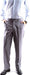 Men's Super 150's Poly/Viscose Wool Feel Single Breasted 2 Button Slim Fit 2pc Light Gray Suit
