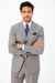 Expensive Full Canvas Quality 3 Buttons Super 150'S Wool & Marino Wool Solid Light Gray Premier Quality Italian Fabric Suit