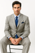 Expensive Full Canvas Quality 3 Buttons Super 150'S Wool & Marino Wool Solid Light Gray Premier Quality Italian Fabric Suit