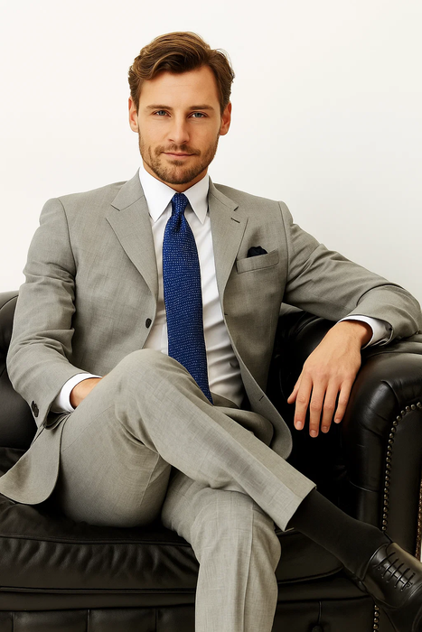  Light Gray Suit