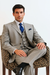 Expensive Full Canvas Quality 3 Buttons Super 150'S Wool & Marino Wool Solid Light Gray Premier Quality Italian Fabric Suit