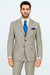 Expensive Full Canvas Quality 3 Buttons Super 150'S Wool & Marino Wool Solid Light Gray Premier Quality Italian Fabric Suit
