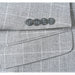 Saco vaquero - Western Sport Coat - Western Blazer   - Mens Two Button Slim Fit Sport Coat Blazer In Light Grey Ash Windowpane Plaid