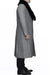 Light Grey Removable Fur Collar Ankle length Wool Dress Top Coat/Overcoat - Mens Overcoat