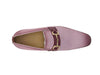 Carrucci Linen Loafer With Gold Tone Buckle